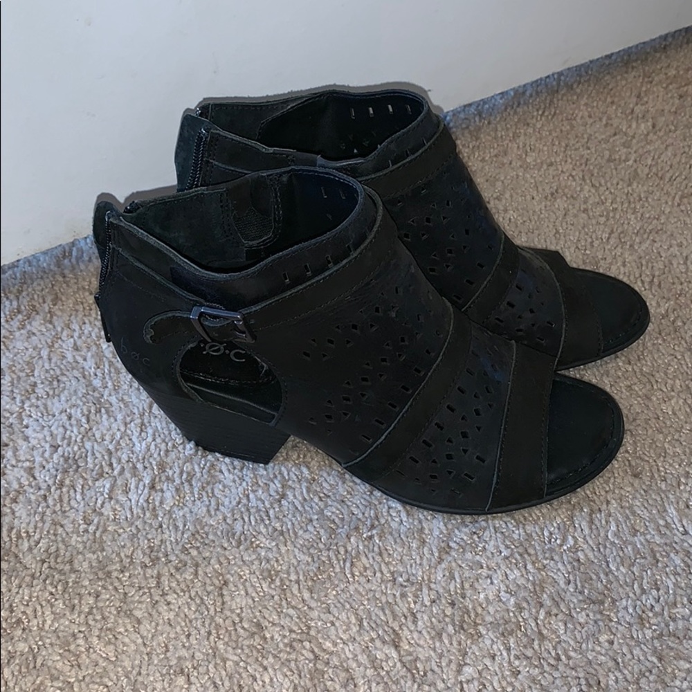 Black booties size 6.5